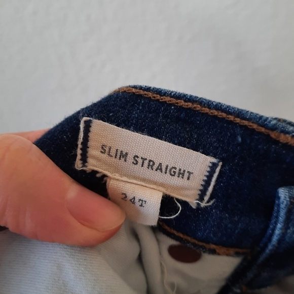 Madewell Hammond Wash Slim Straight Jeans 24T - Picture 7 of 10